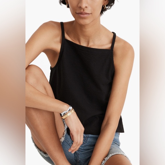 NEW! Madewell Seersucker Apron Tank - Picture 1 of 6